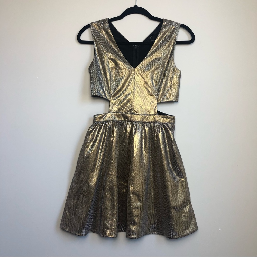 Gold dress from Forever21